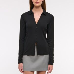 Abercrombie & Fitch Scarlett mid rise mini skort size M NWT Gray